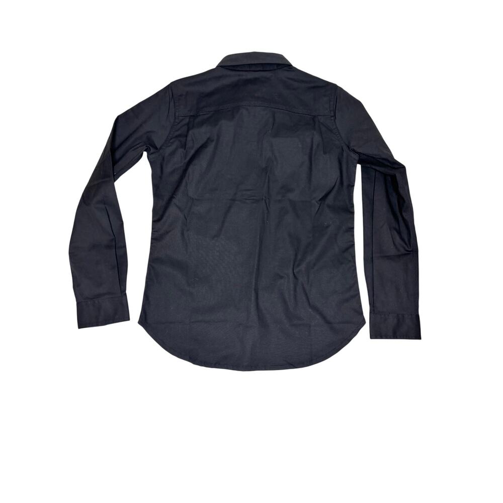 Carhartt Women’s Rugged Flex Relaxed Fit Canvas Long Sleeve Black Work Shirt XS - Picture 7 of 7
